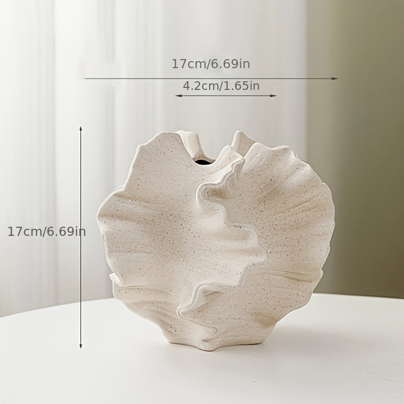 Europäische Zylindervase aus Weißer Keramik