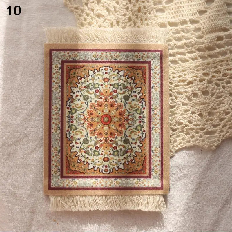 Orient-Untersetzer „Petite Persia“ – Gewebter Stoff mit edlen Quasten