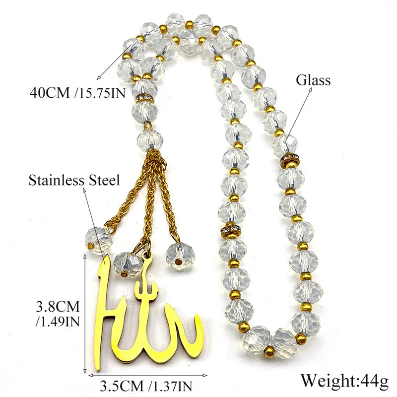 Edle Allah Tesbih (Edelstahl)