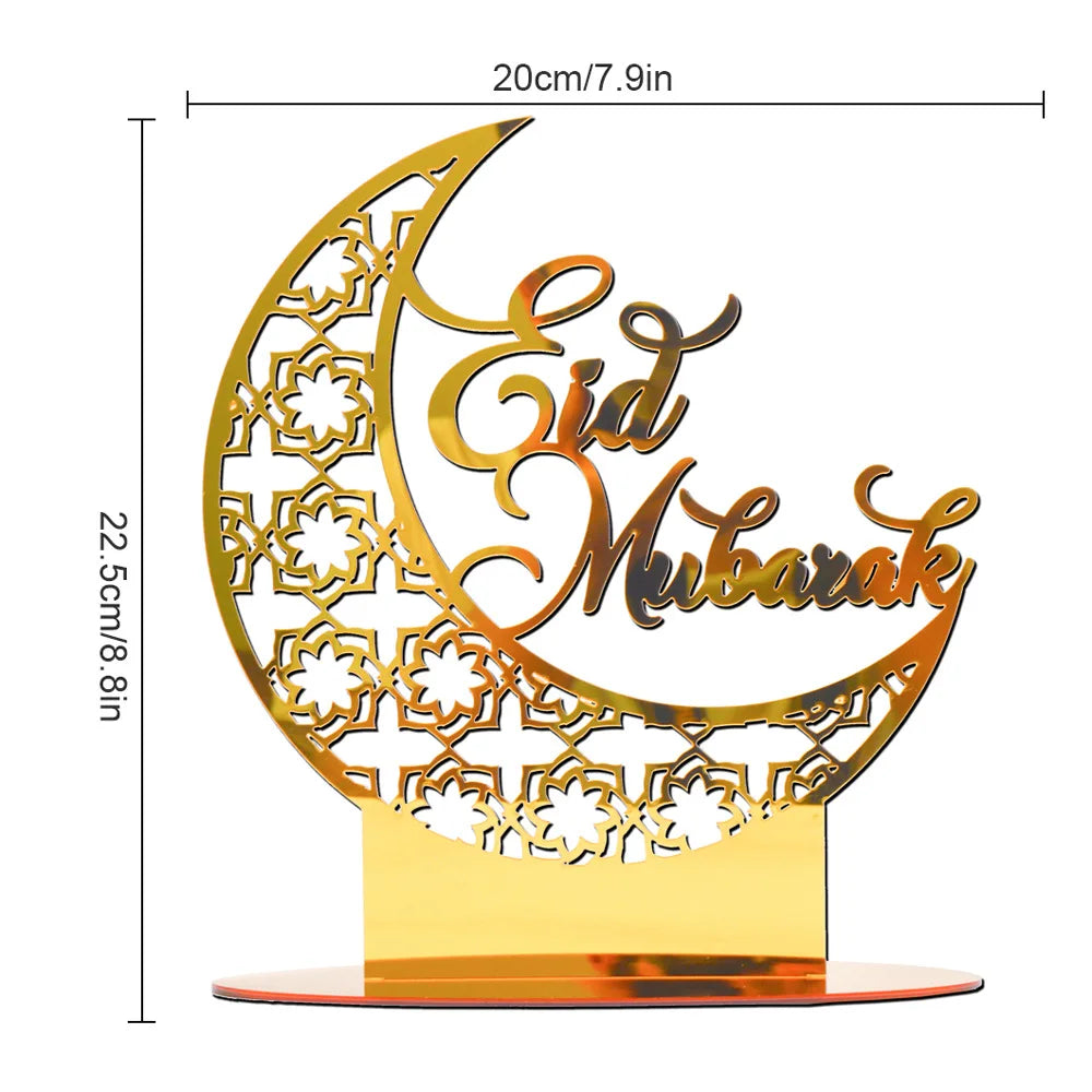 Elegante Ramadan & Eid Tischdekoration aus Acryl