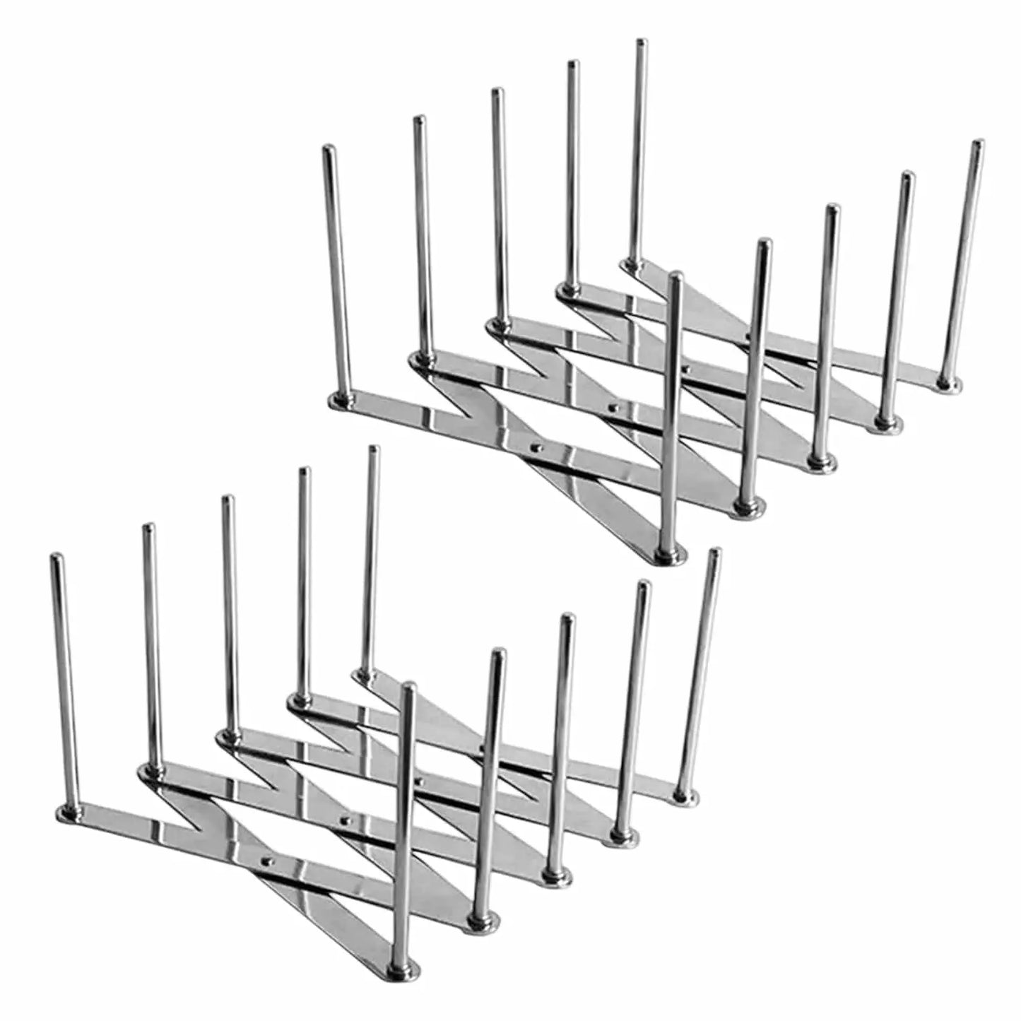 Ausziehbarer Multifunktions-Ordnungshelfer aus Edelstahl