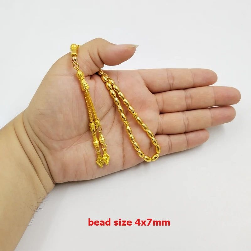 Tasbih: Edles Gebetsarmband aus Tibetischem Silber