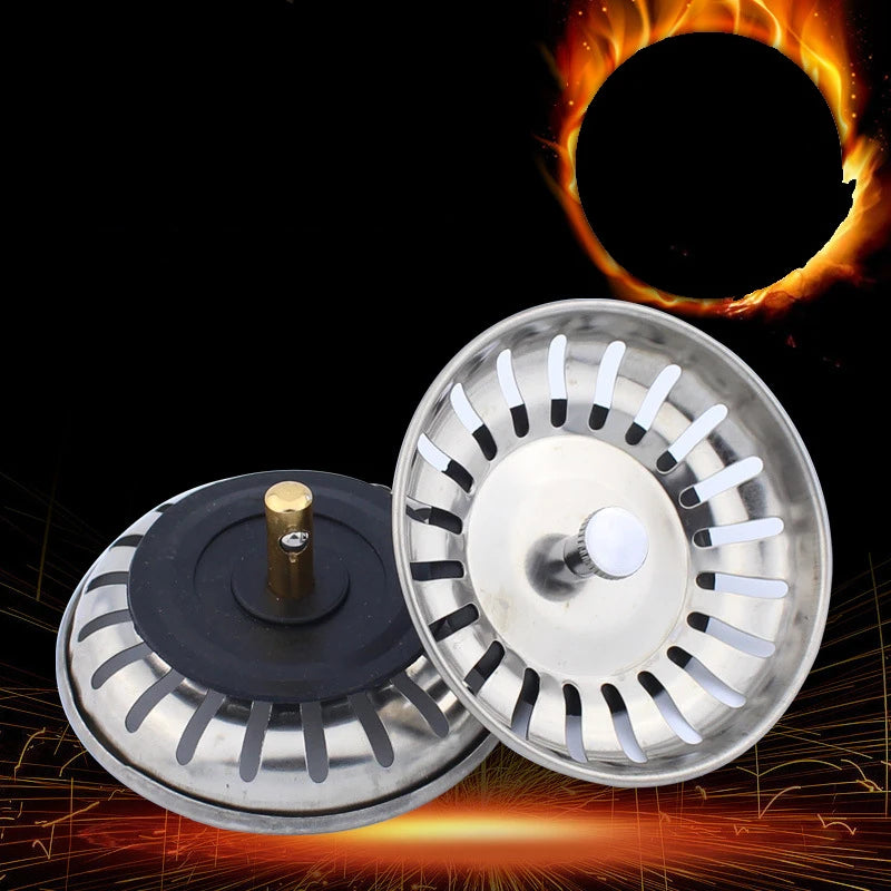 Universal Edelstahl Sieb und Stöpsel für Spülen