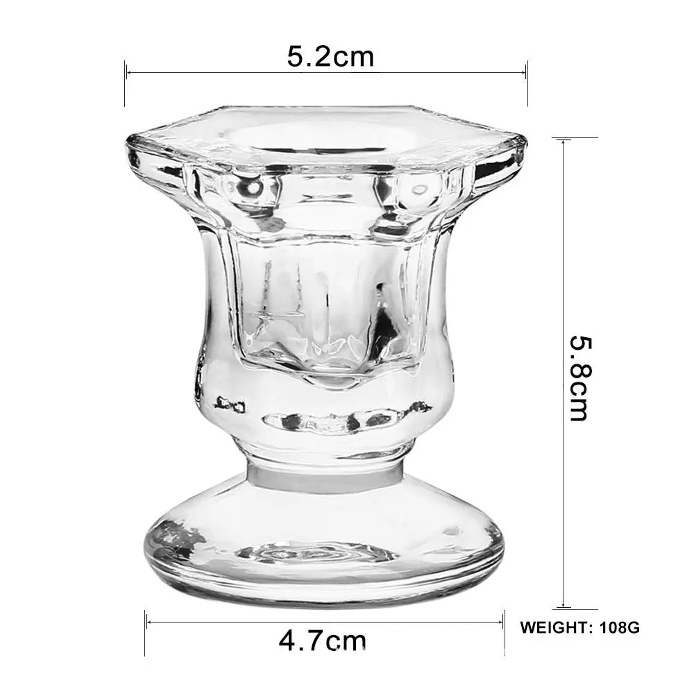 Europäischer Retro-Glas-Kerzenhalter (Klassischer Stil)