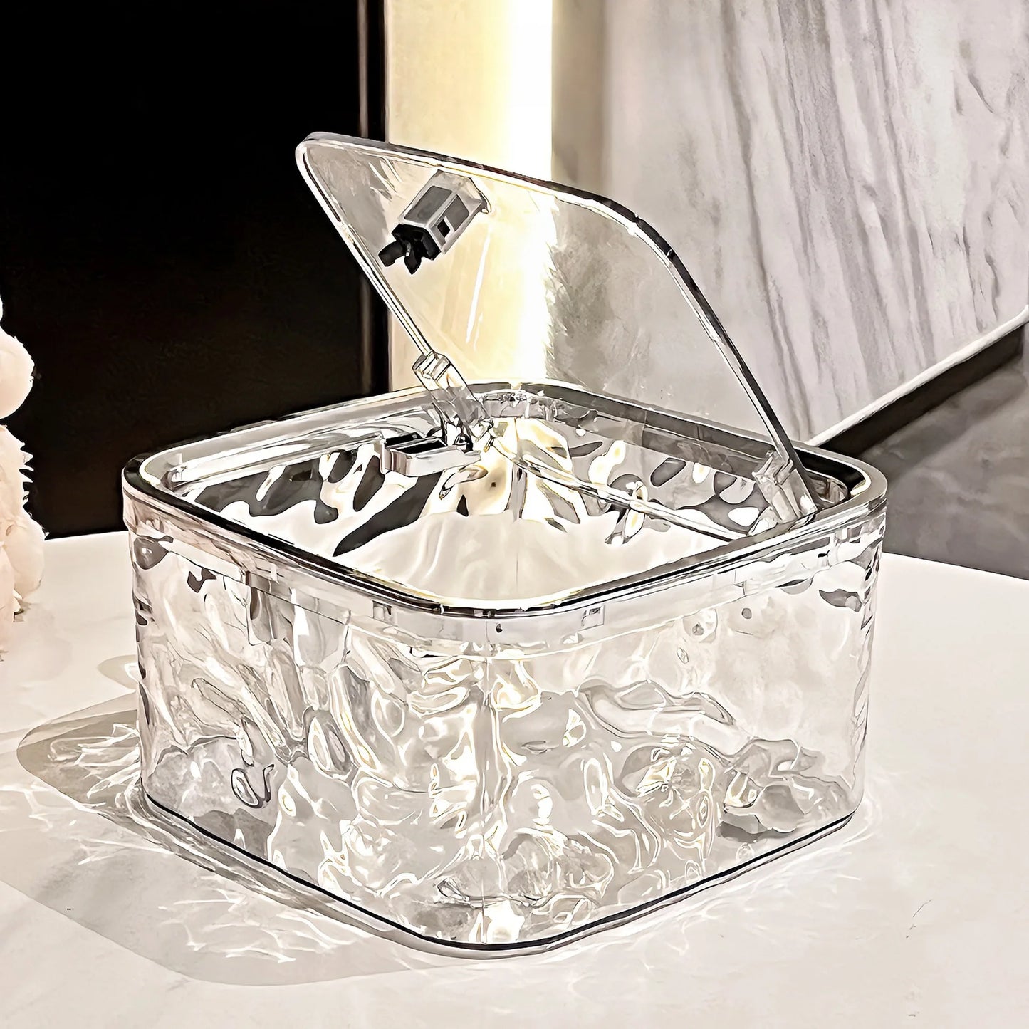 Kristall-Aufbewahrungsbox „Clarity“ – Für Haarschmuck & Accessoires