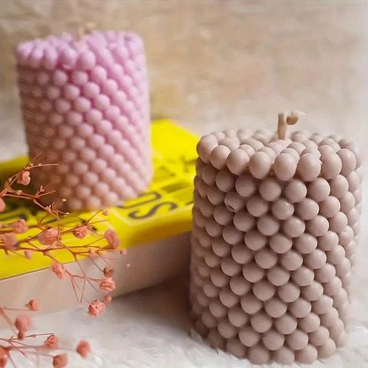 3D Silikon-Gießform für runde Blasen-Kerzen
