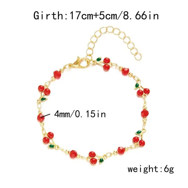 Sweet Nature Charm-Armband – Floral & Trendy