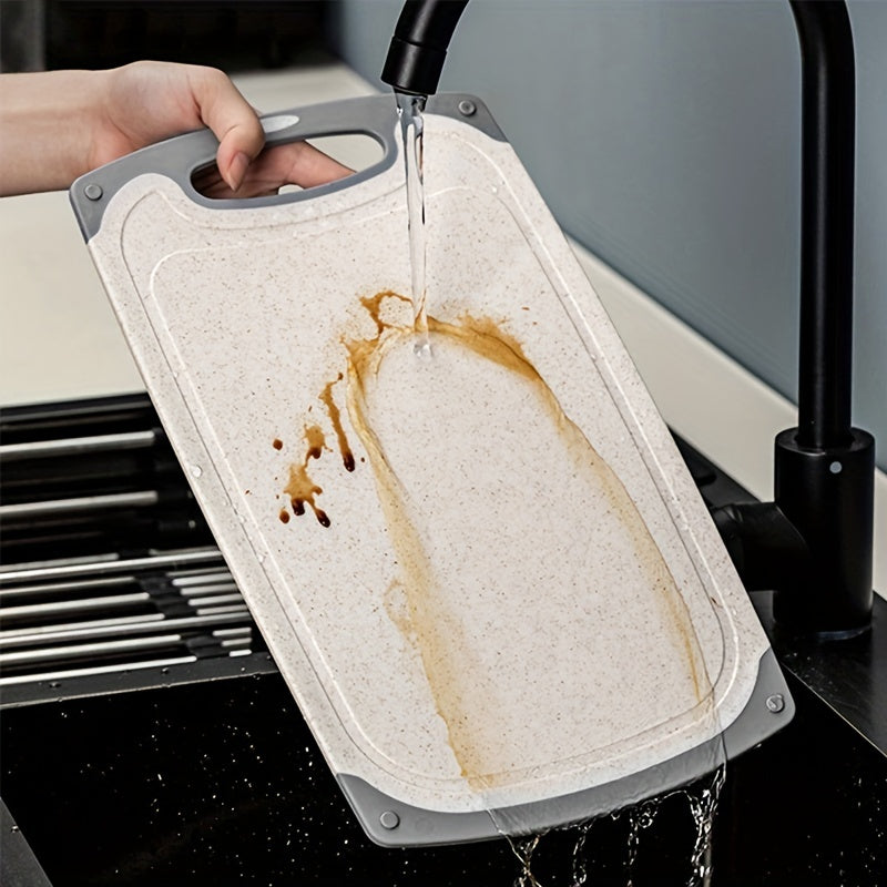 3er-Set Rutschfeste Kunststoff-Schneidebretter