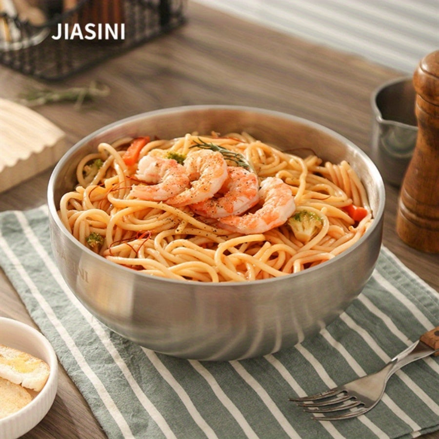 Großvolumige Isolierte Schüssel aus Edelstahl