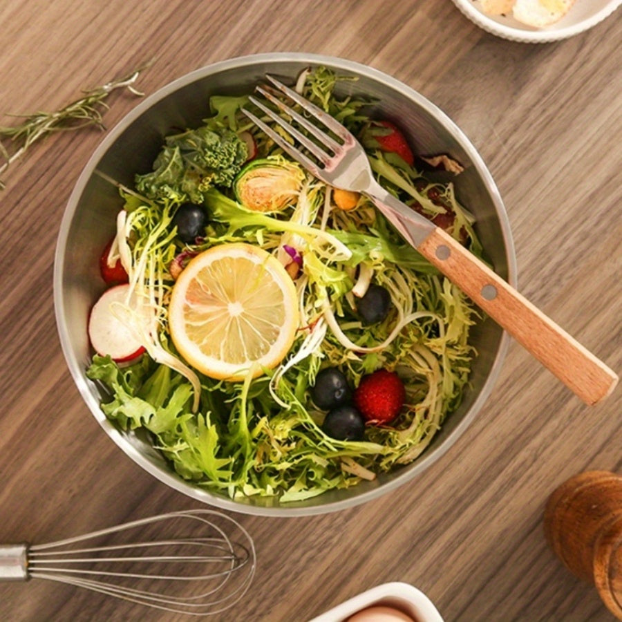 Großvolumige Isolierte Schüssel aus Edelstahl