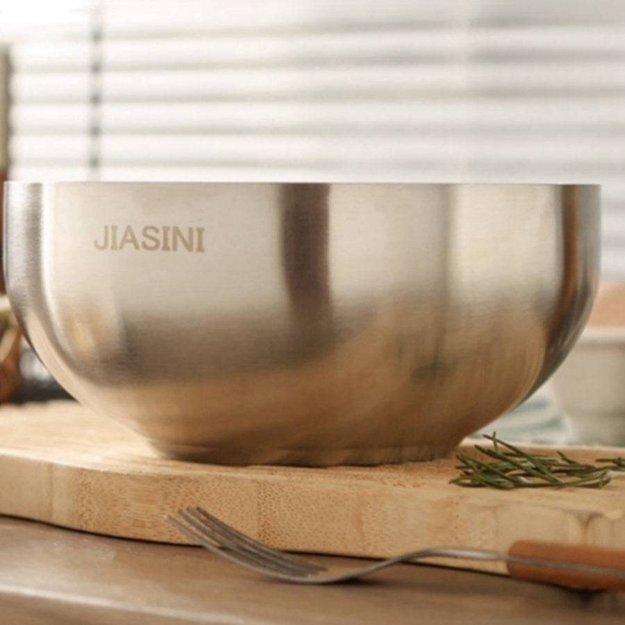 Großvolumige Isolierte Schüssel aus Edelstahl