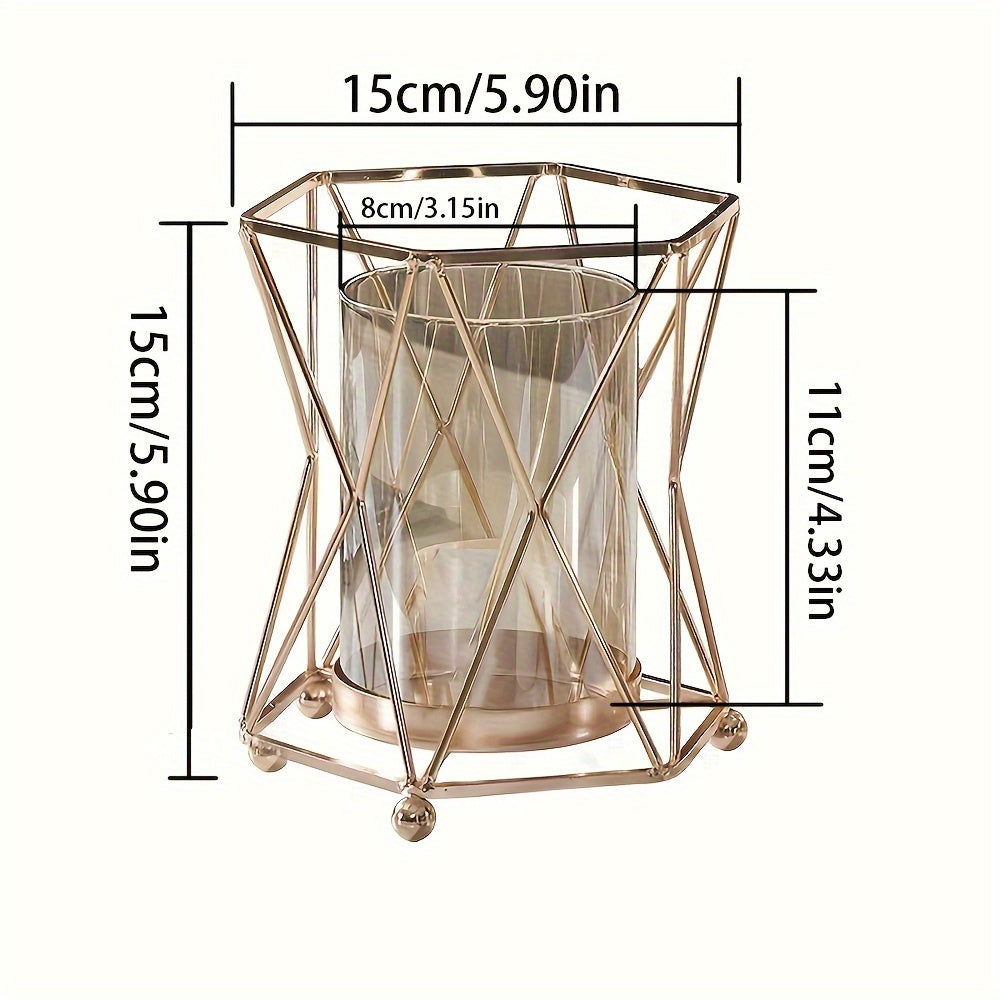 Elegante Blumenvase aus Eisenkunst