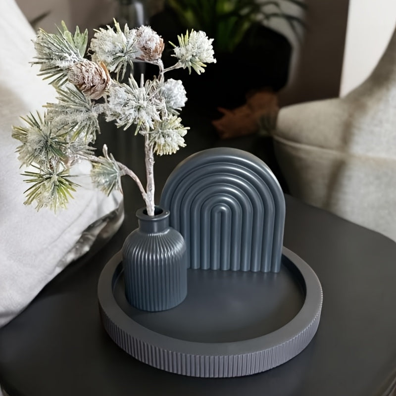 3er Set Silikonformen für Deko-Objekte