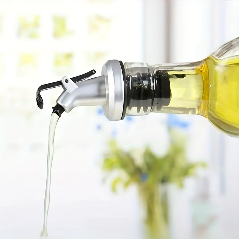 3er-Set Ausgießer aus Silikon für Öl und Essig