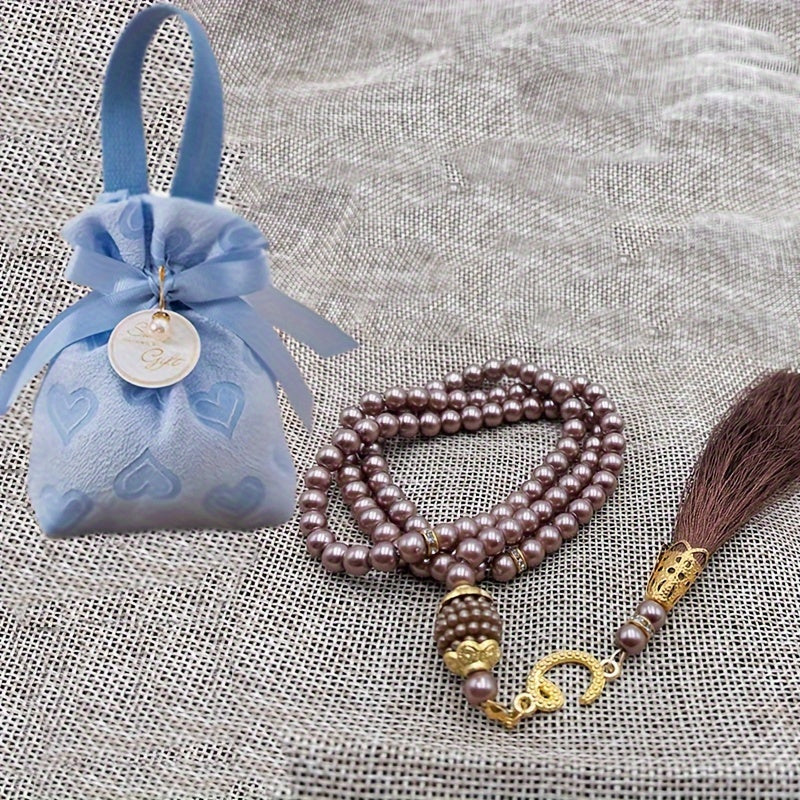 Elegante Gebetskette (Tasbih) aus Harz im Arabischen Stil