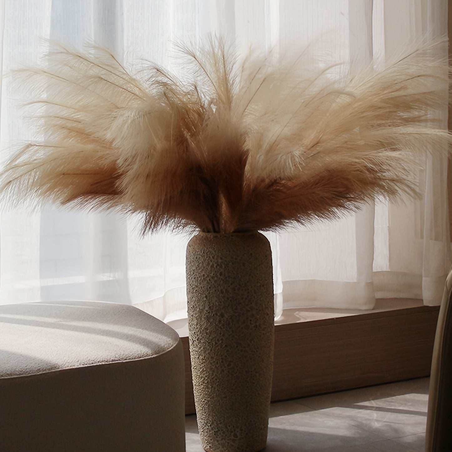 6er Set Künstliches Pampasgras (Boho-Stil)