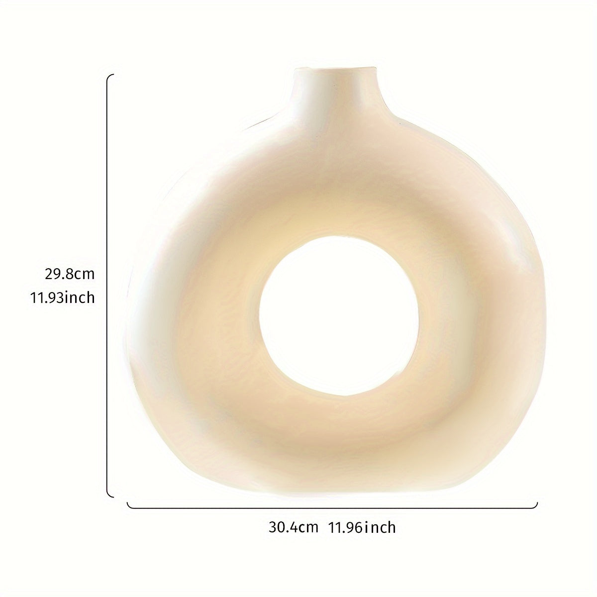 Klassische Zylinder-Vase aus Glas und Metall