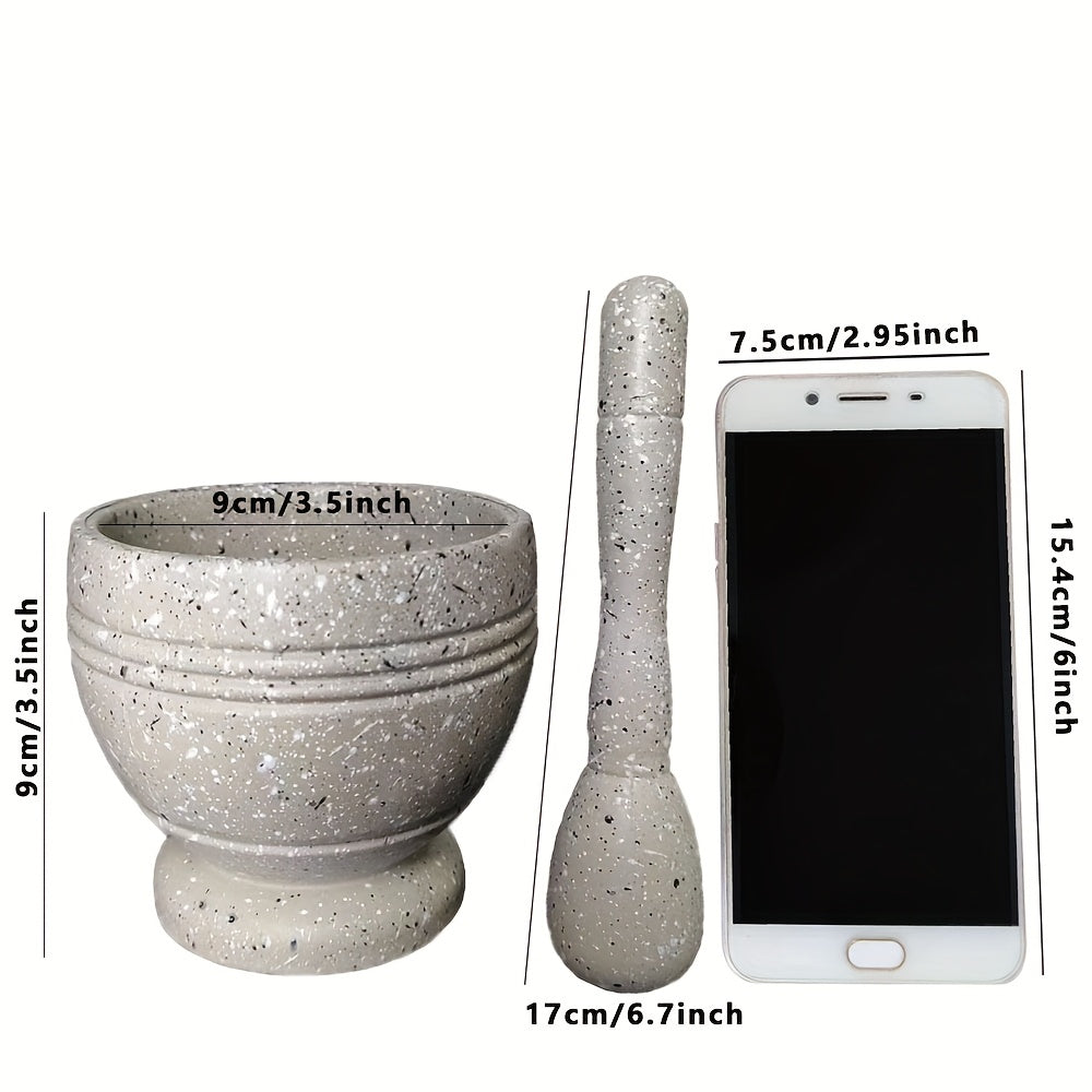 Set Multifunktionaler Mörser und Stößel aus Harz