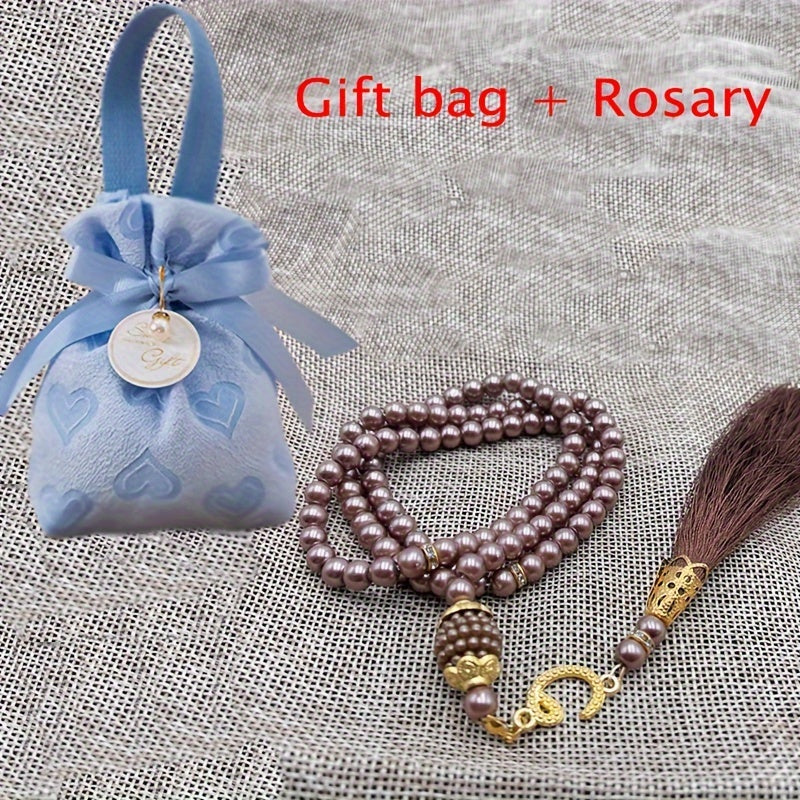 Elegante Gebetskette (Tasbih) aus Harz im Arabischen Stil