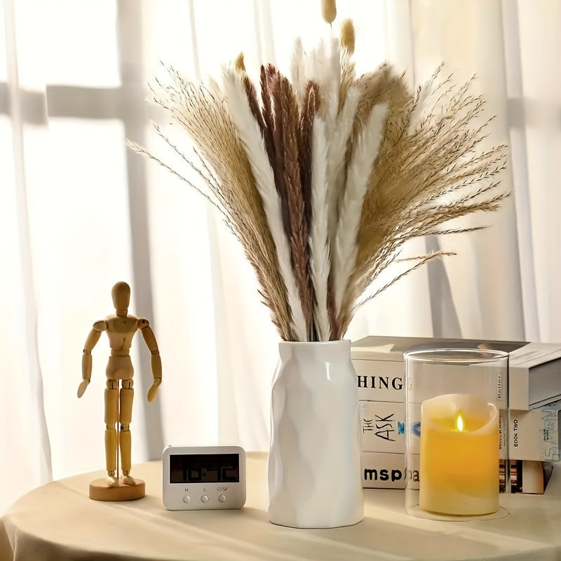 Großes Künstliches Pampasgras & Hasenschwanz-Strauß-Set (101-teilig)