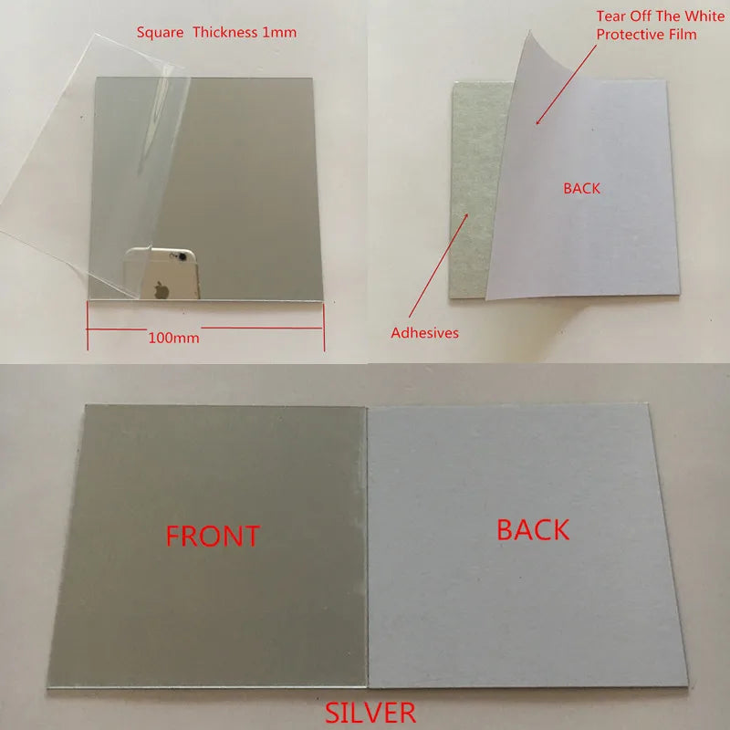 Selbstklebende Acryl-Spiegel-Wandsticker