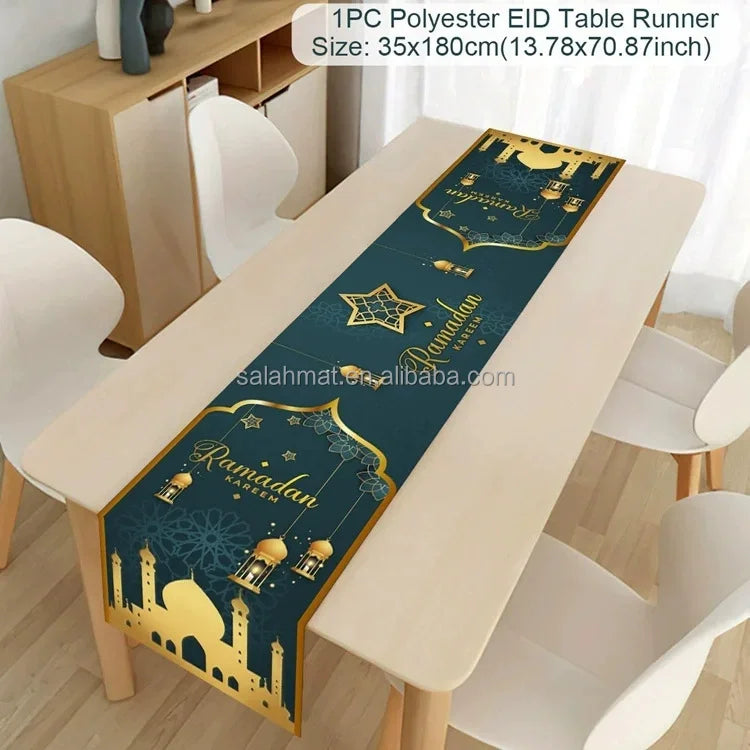 Tischläufer im Bohemian-Stil für Ramadan und Eid