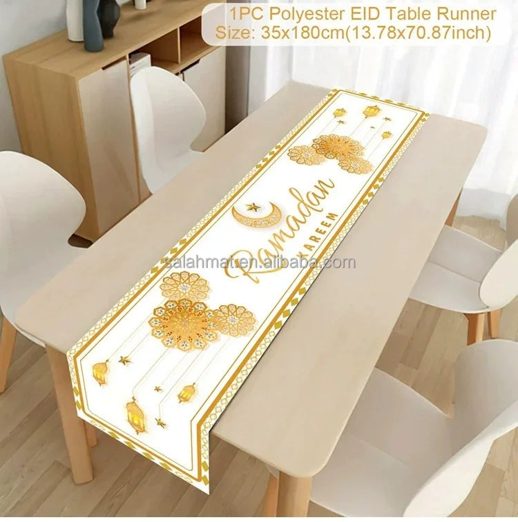 Tischläufer im Bohemian-Stil für Ramadan und Eid