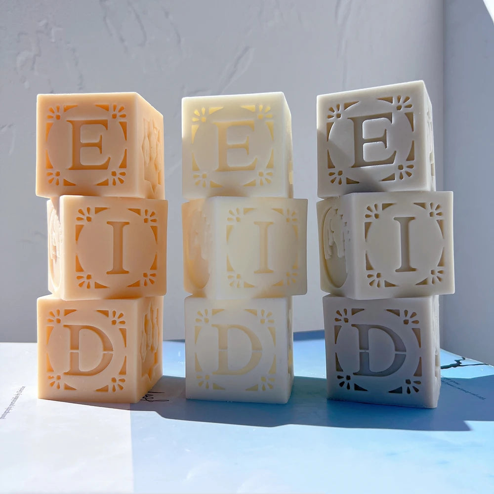 Wiederverwendbare Silikon-Gießform für Ramadan- und Eid-Kerzen