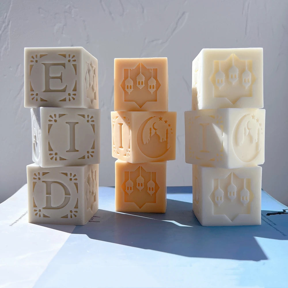 Wiederverwendbare Silikon-Gießform für Ramadan- und Eid-Kerzen