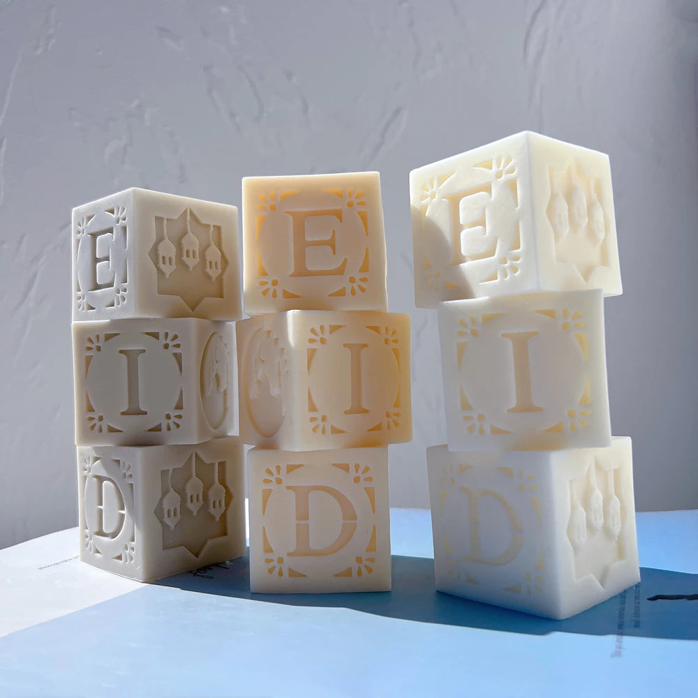 Wiederverwendbare Silikon-Gießform für Ramadan- und Eid-Kerzen