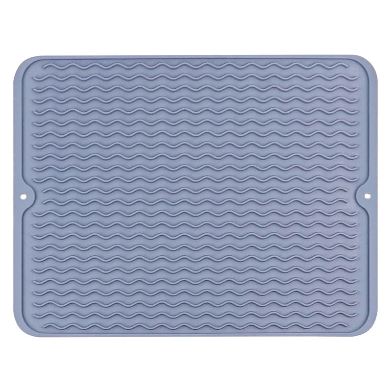 Multifunktionale Abtropf- und Hitzeschutzmatte aus Silikon