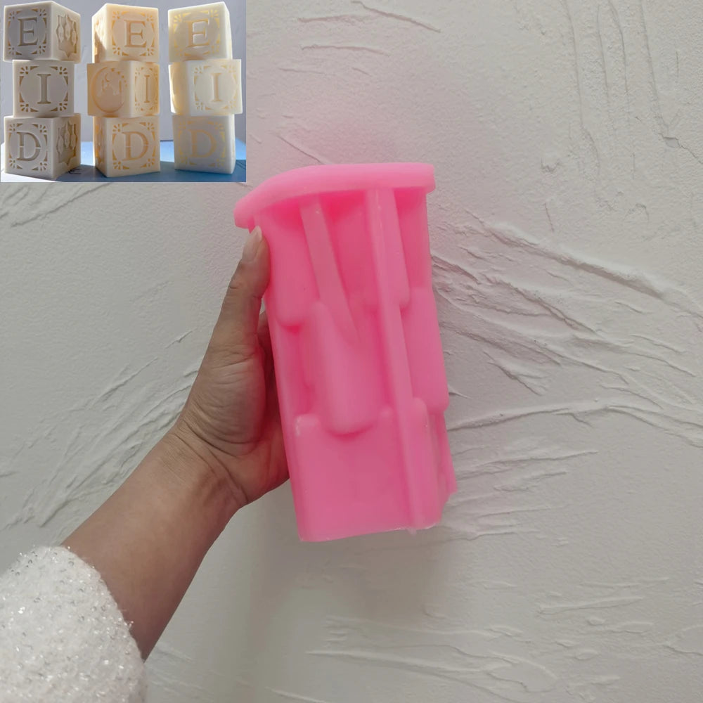 Wiederverwendbare Silikon-Gießform für Ramadan- und Eid-Kerzen