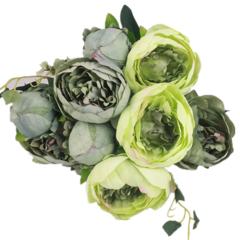 Seidenrosen-Bouquet im Europäischen Stil (Künstliche Blumen)