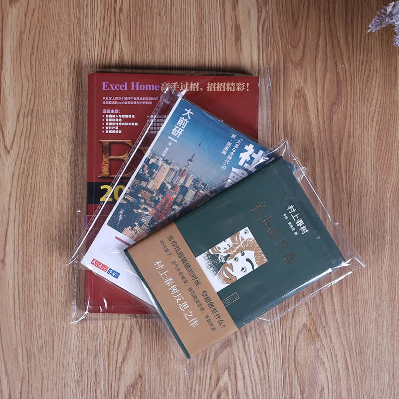 100er Set Transparente OPP-Beutel mit Selbstklebeverschluss