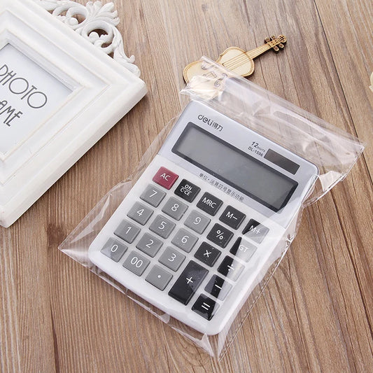 100er Set Transparente OPP-Beutel mit Selbstklebeverschluss