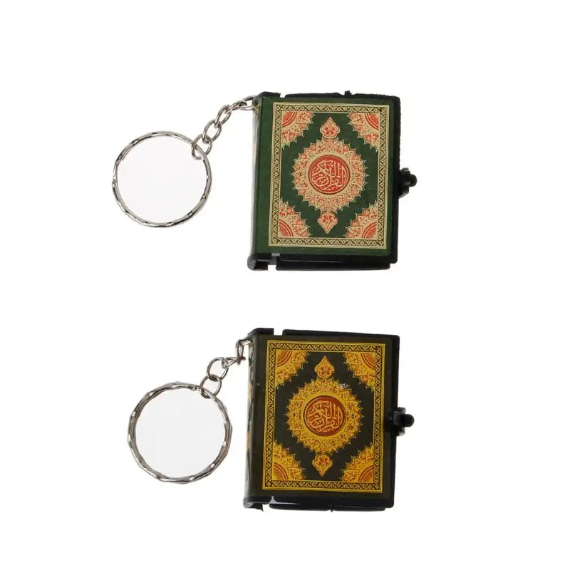 Mini Koran-Anhänger Schlüsselanhänger (Vintage Stil)