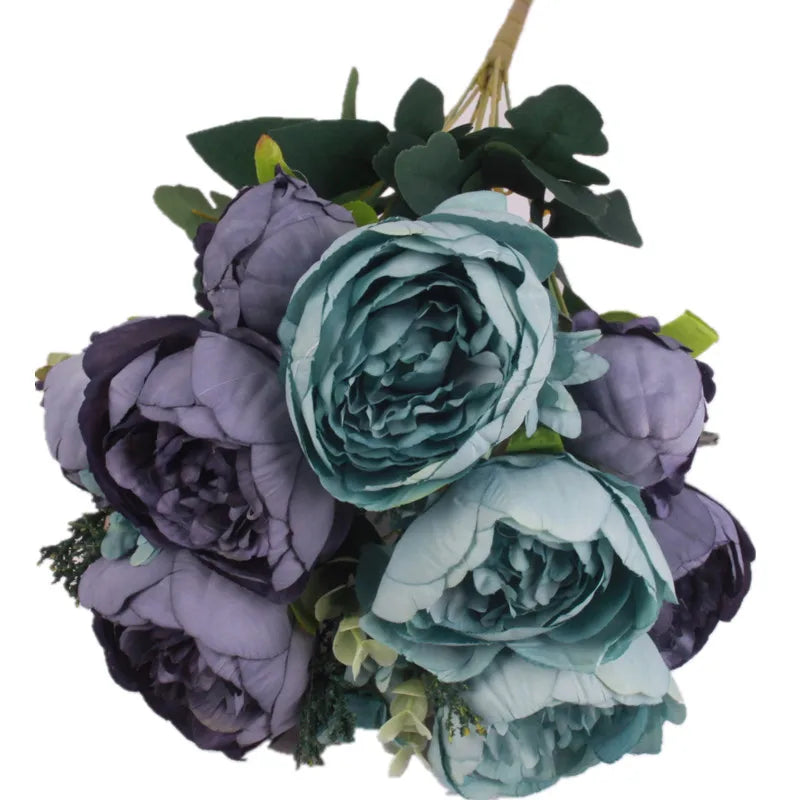 Seidenrosen-Bouquet im Europäischen Stil (Künstliche Blumen)