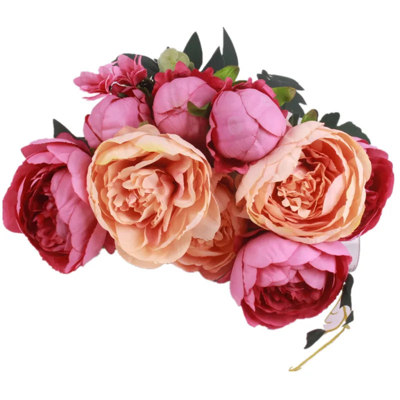 Seidenrosen-Bouquet im Europäischen Stil (Künstliche Blumen)