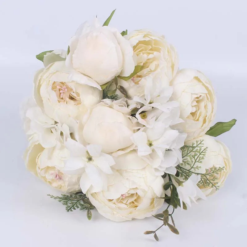 Seidenrosen-Bouquet im Europäischen Stil (Künstliche Blumen)