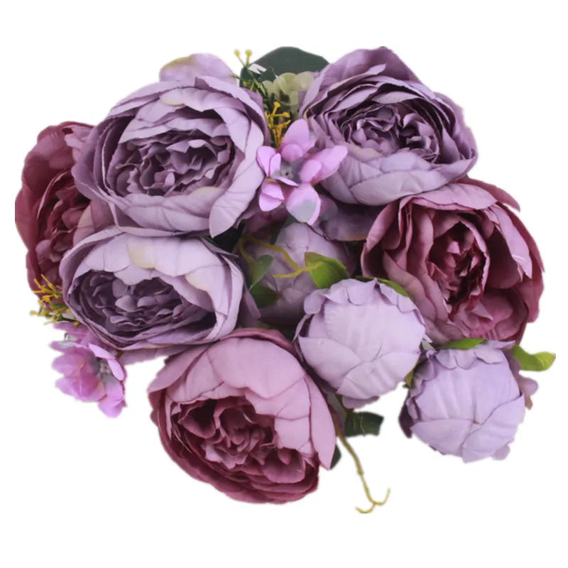 Seidenrosen-Bouquet im Europäischen Stil (Künstliche Blumen)