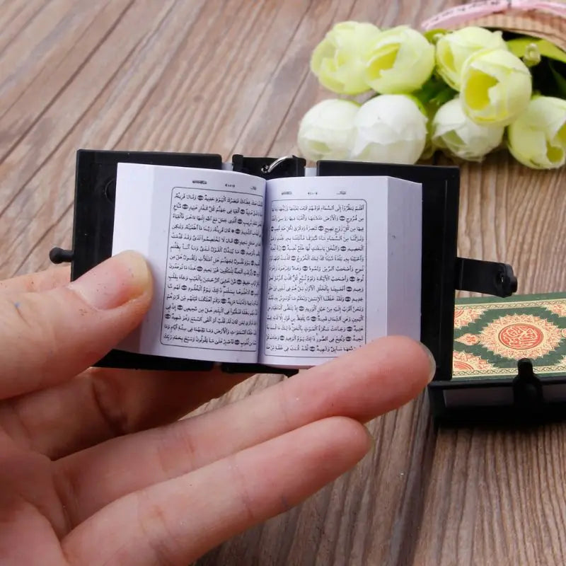 Mini Koran-Anhänger Schlüsselanhänger (Vintage Stil)