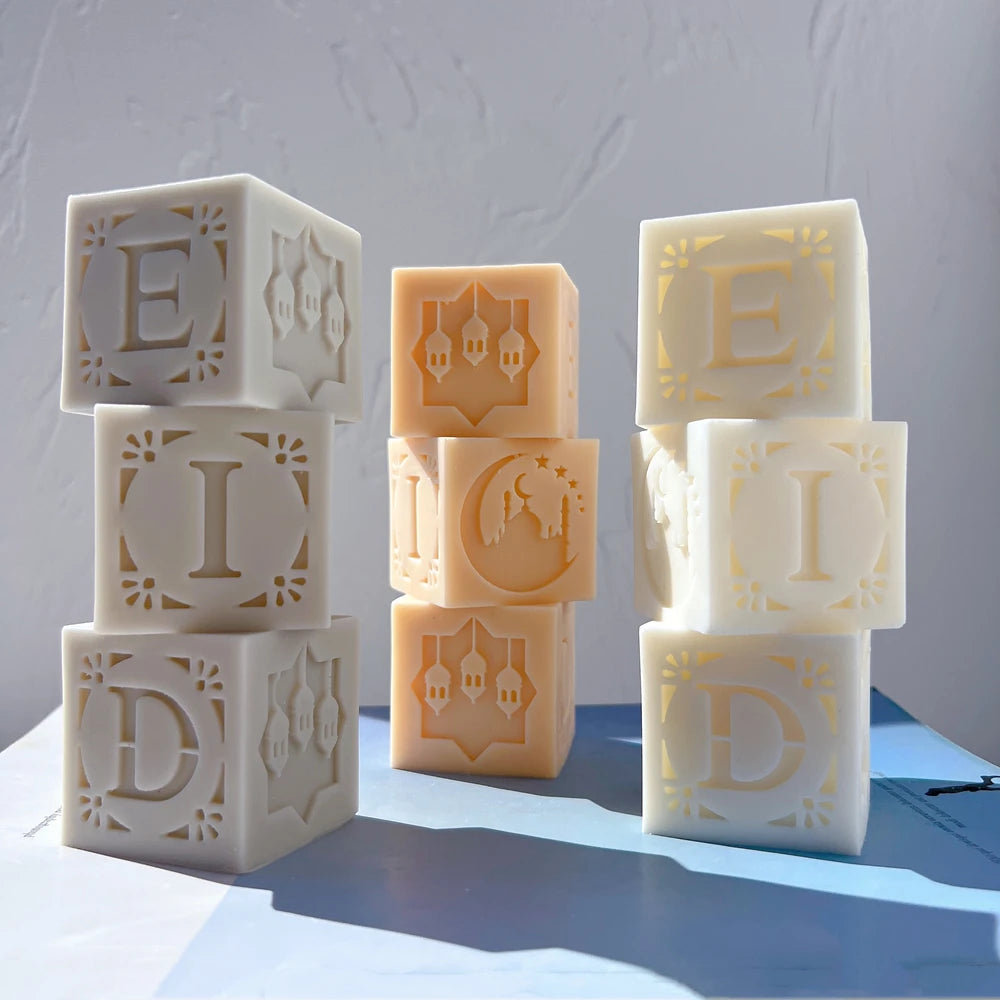 Wiederverwendbare Silikon-Gießform für Ramadan- und Eid-Kerzen