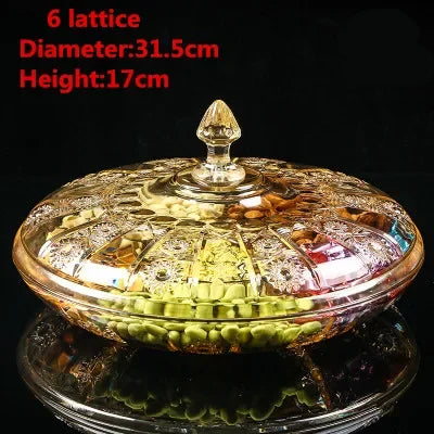 Runde Snackteller aus Kunststoff