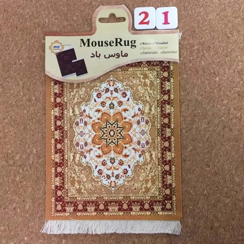 Mini-Mousepad „Persian Small“ – Rutschfest & Kompakt im Orient-Look