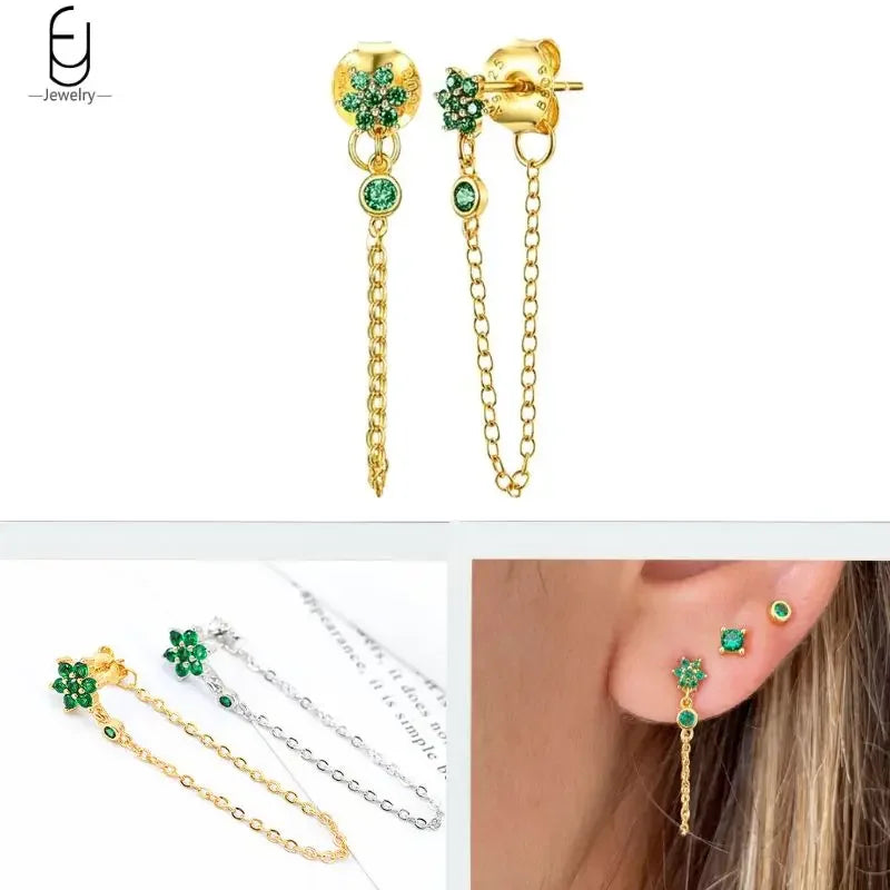 Trendige Herz-Creolen aus 925 Sterling Silber mit Zirkon