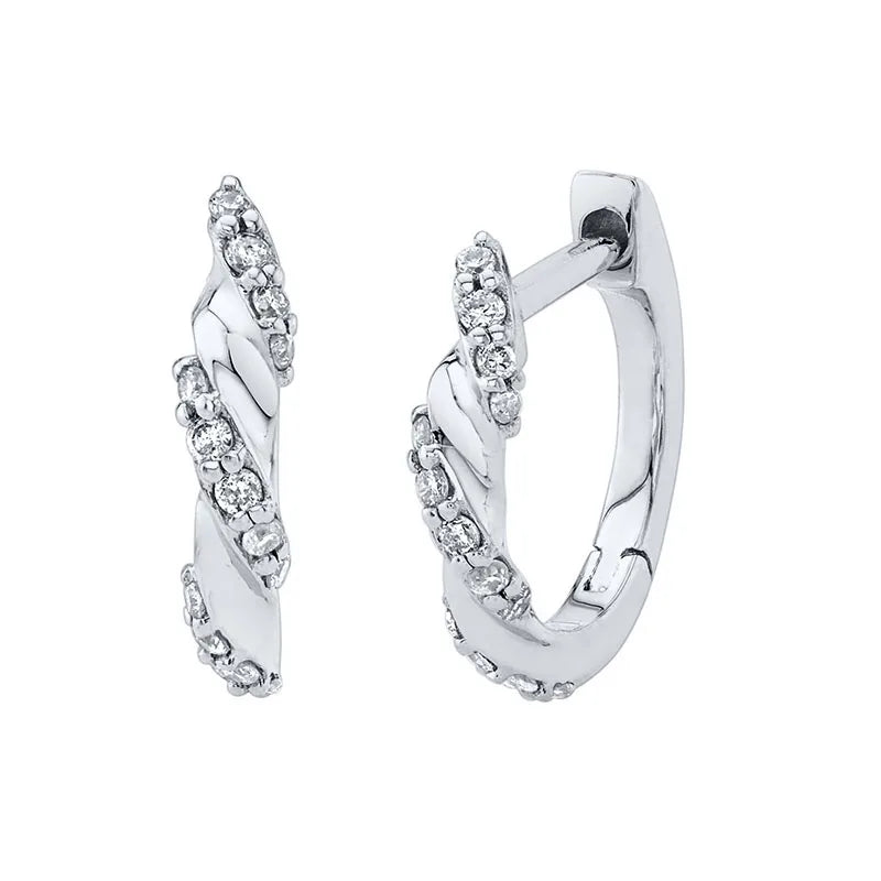 Zarte "Huggie" Creolen aus 925 Sterling Silber