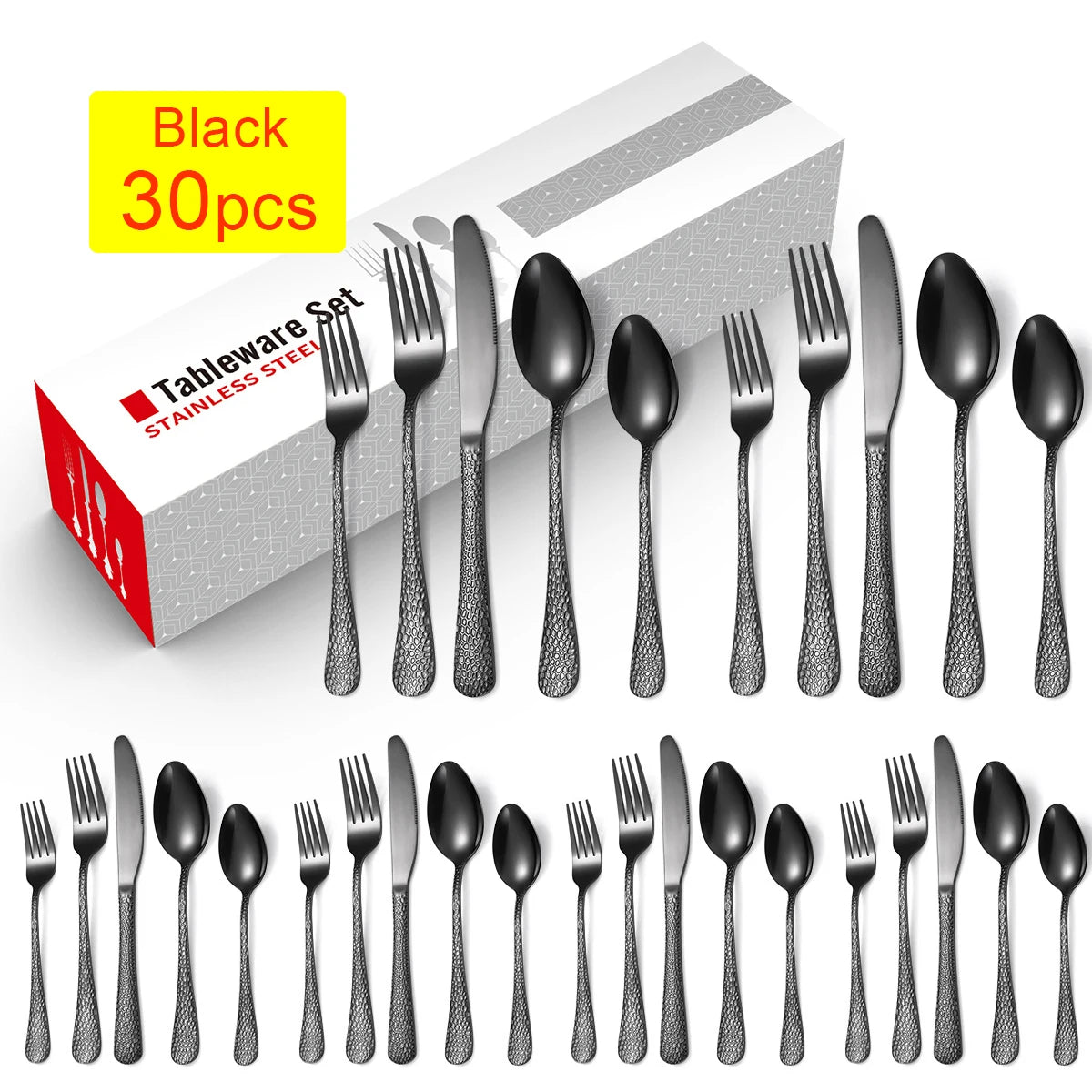 Elegantes Besteckset aus Edelstahl