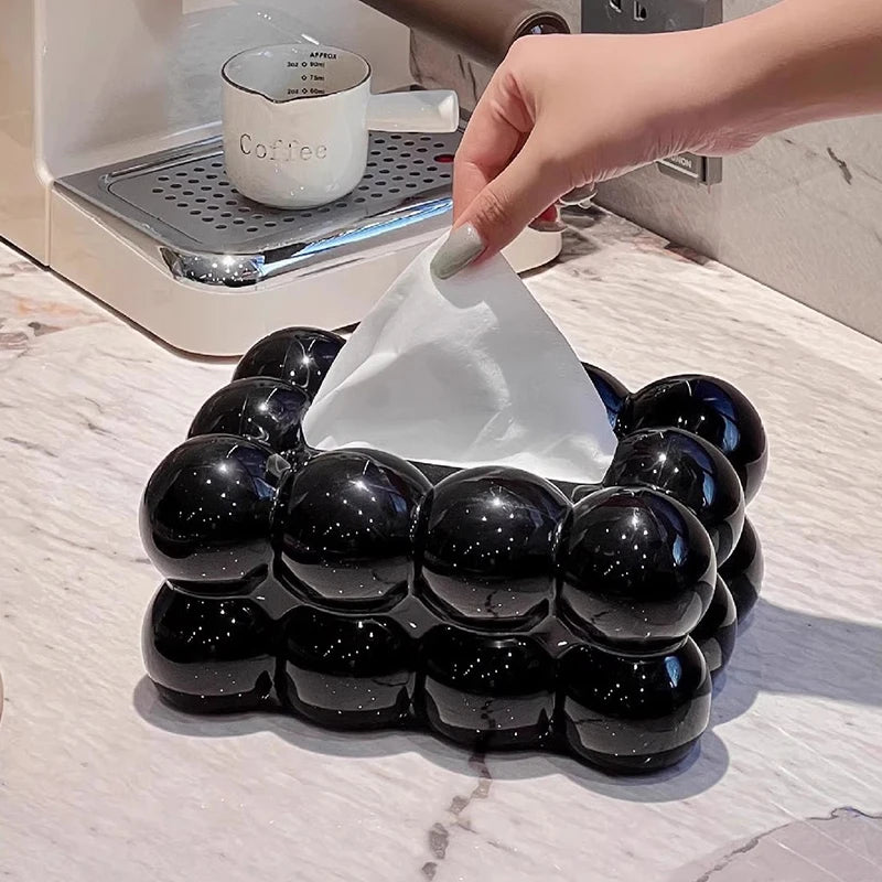 Ästhetische Taschentuchbox im "Cream Style" (Hochwertige Wohnraum-Deko)