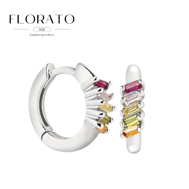 Luxuriöse Creolen mit unregelmäßigem Zirkon und Perlen-Akzenten