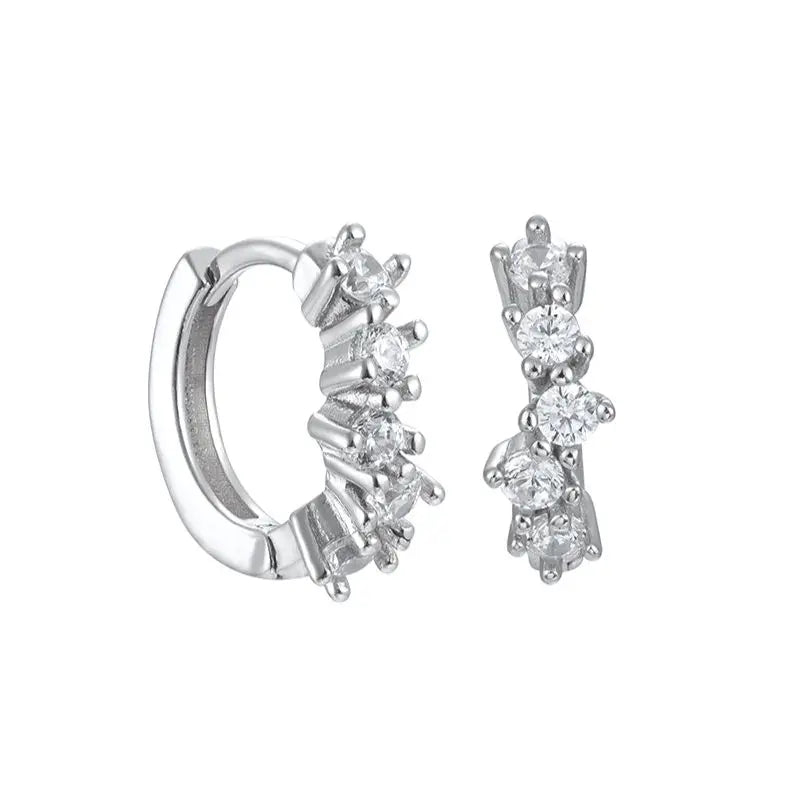 Zarte "Huggie" Creolen aus 925 Sterling Silber